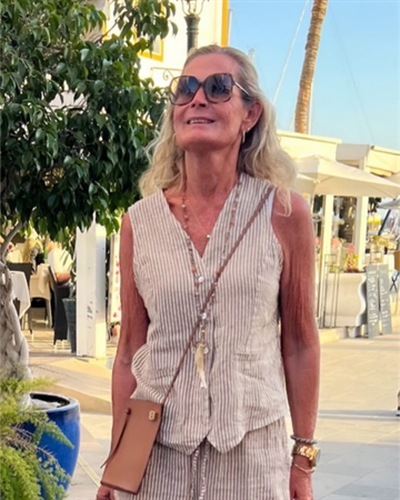 Cabana Living Flash B 3585 ST Latte Stripe Hørvest 